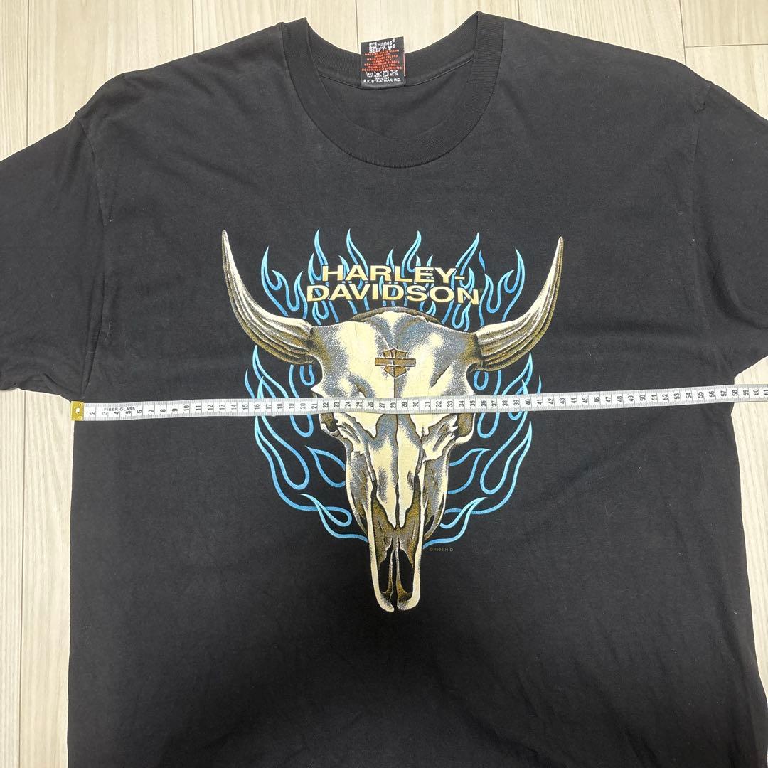 harley davidson バッファロースカル 90s ブルーフレイム - メルカリ