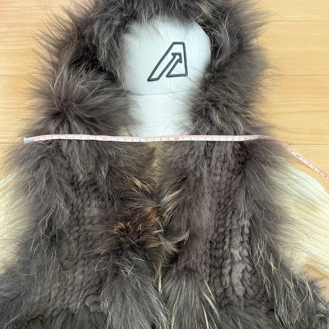 Diagram タヌキ(チャイニーズラクーン)ラビット リアルファーベスト