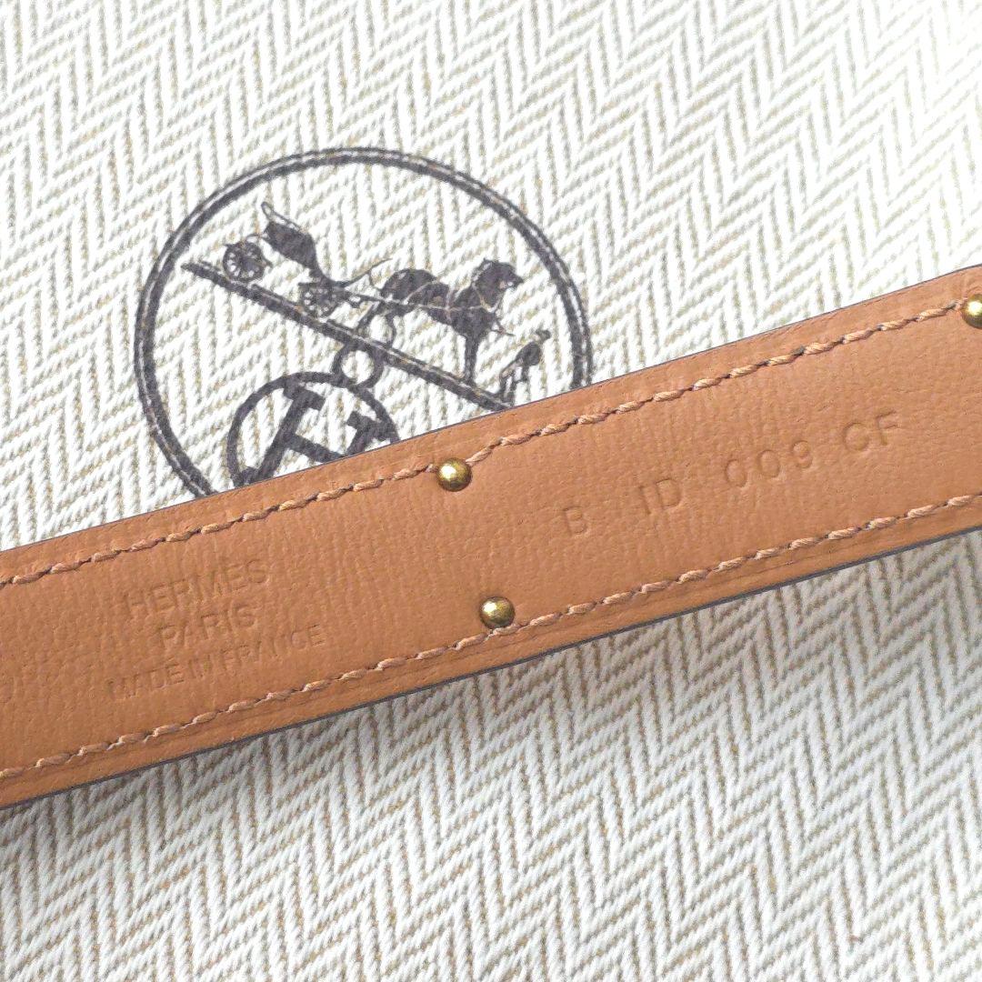 未使用【エルメス】ベルト《ケリー》18　ゴールド　ピンクゴールド金具　B刻印