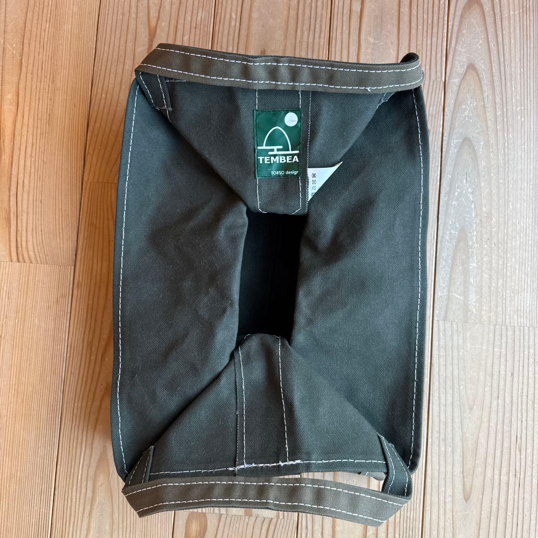 レア＆極美品】TEMBEA BOOK TOTE オリーブ×ディープグリーン♡ - メルカリ