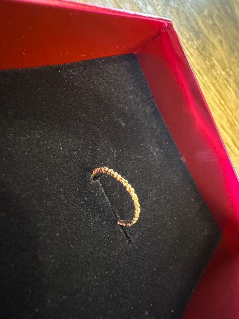 本日のみ】カオル✴︎藤井大丸店での購入✴︎リング✴︎k18✴︎11