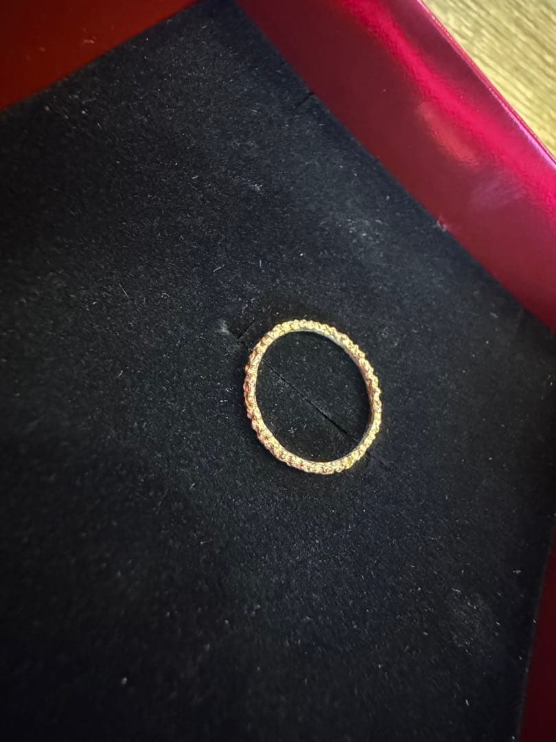本日のみ】カオル✴︎藤井大丸店での購入✴︎リング✴︎k18✴︎11