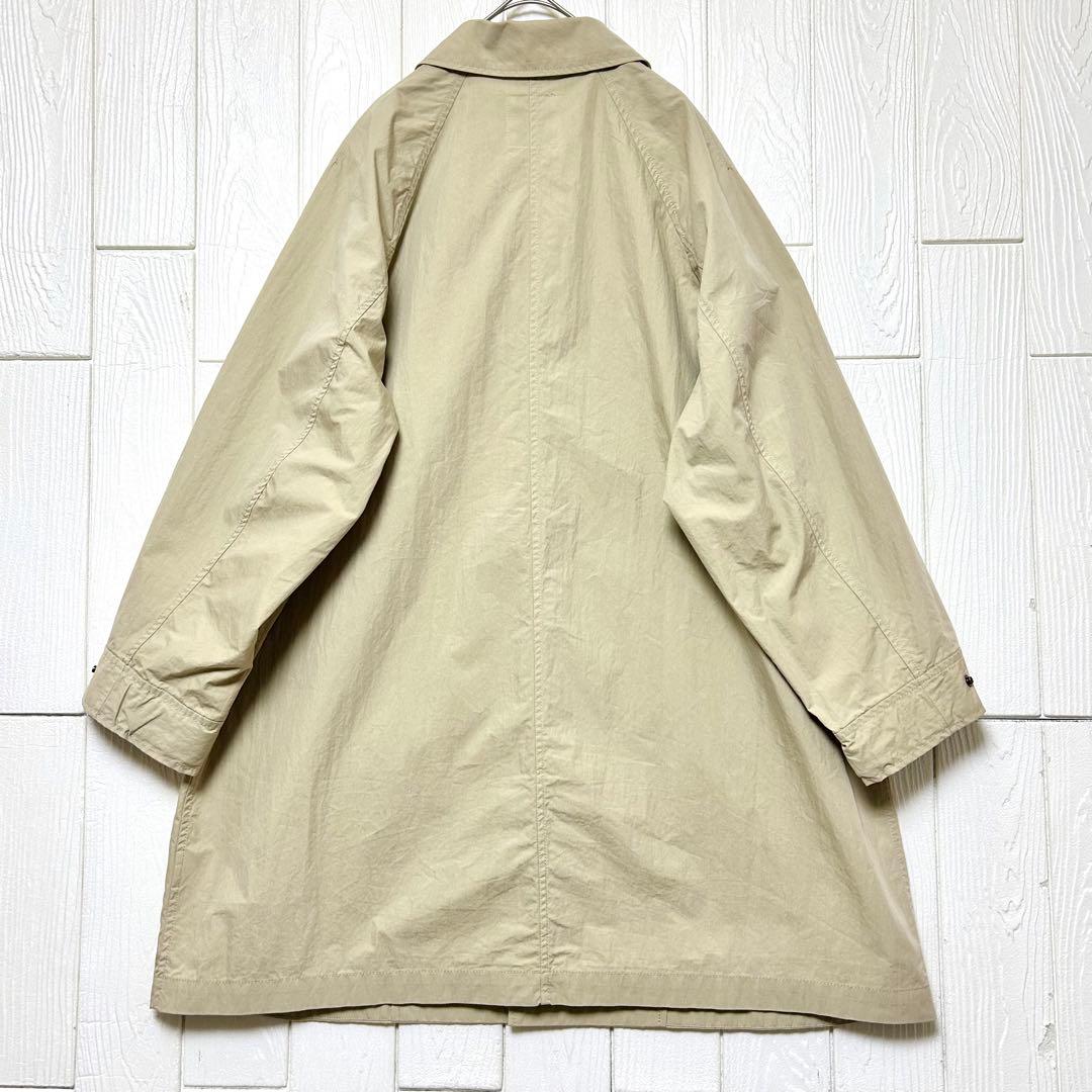 2024スピックアンドスパン コットンナイロン ステンカラーテントコート