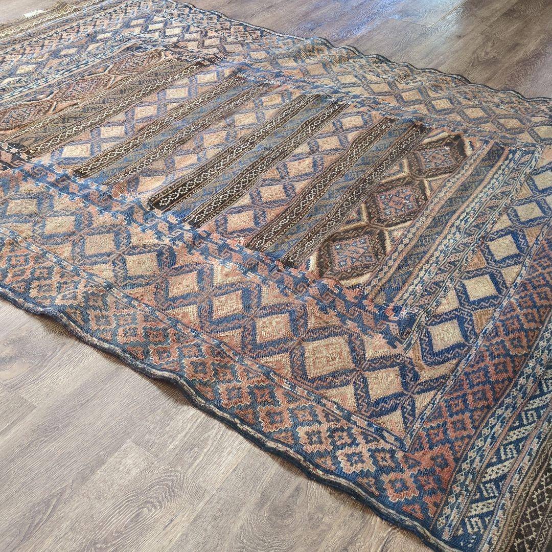 ヴィンテージラグ トライバルラグ キリム バルーチ アフガニスタン絨毯