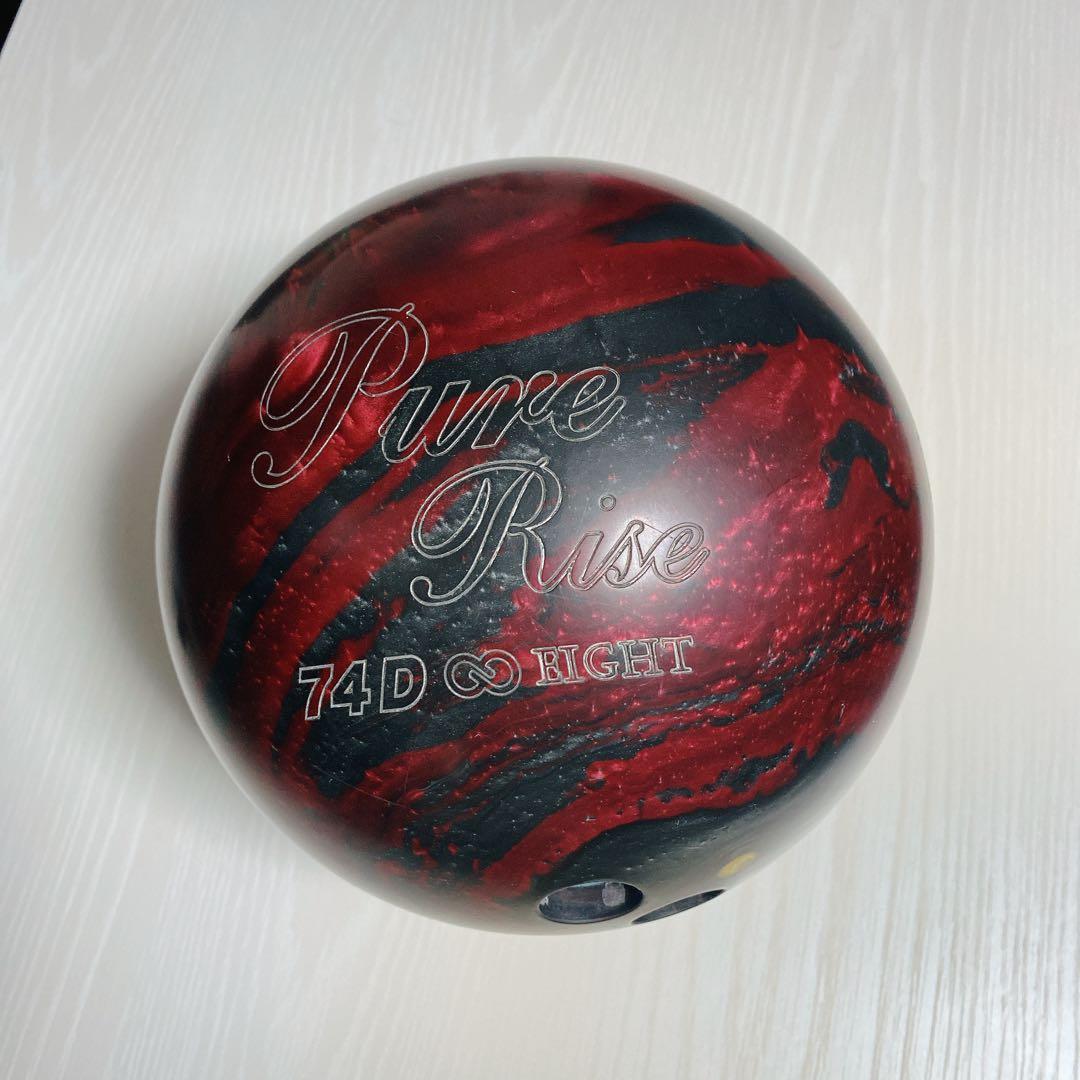 【ボウリングボール】ピュアラインナノデス74Dエイトパール 15P 両手投げ 業界重量級】ABS ピュアライズ ナノデス 74D エイトパール