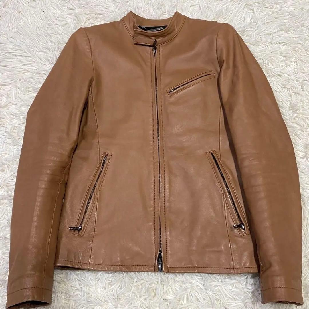 美品✨】ゴスタールジフーガ シングル ライダースジャケット 馬革 44