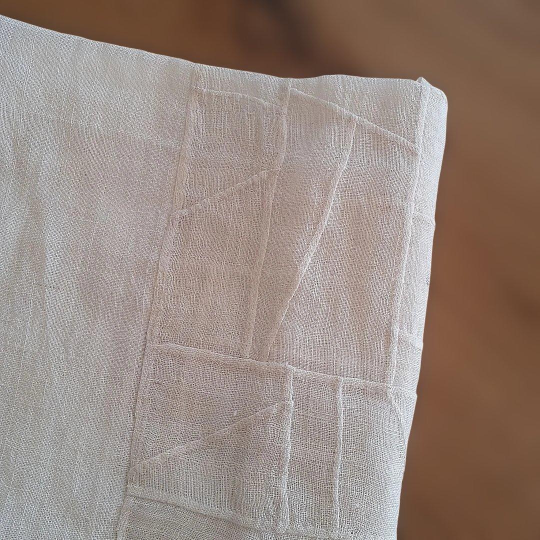 ポジャギ 苧麻 チョガッポ 白 モシ 麻韓国 李朝 アンティーク ポジャギ