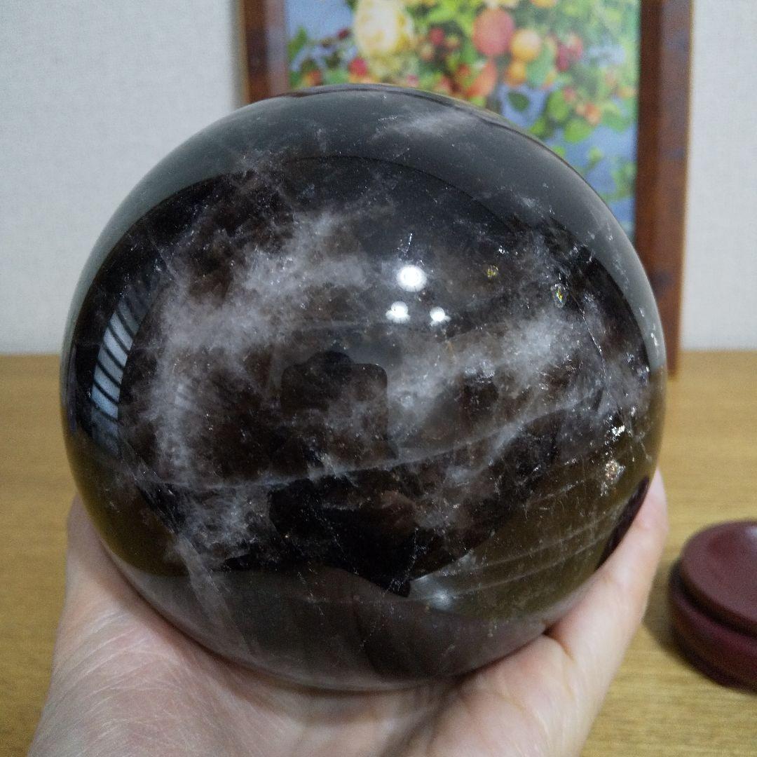 モリオン 丸玉 105mm 1.5kg 台座付き