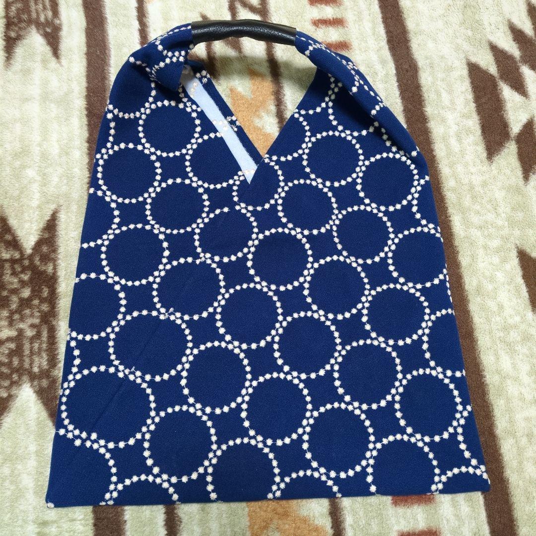 三島家具　ミナペルホネン　あずま袋　ネイビー 10％OFF｜あずま袋/三島家具オリジナル/ネイビー・ライトグレー