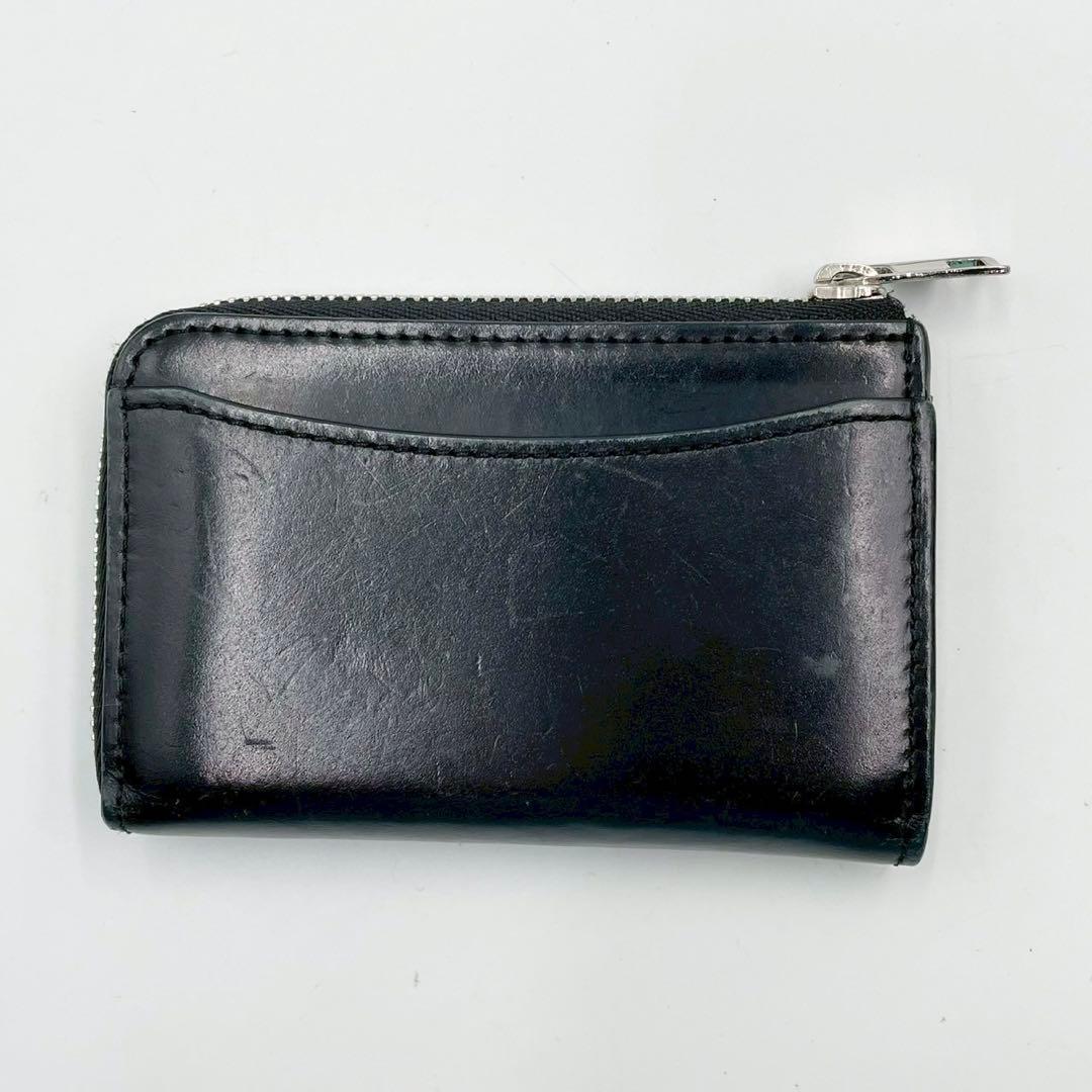 美品 ソメスサドル コードバン コンパクトウォレット L字ファスナー