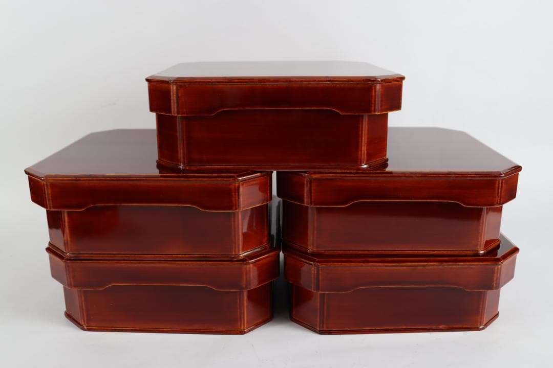 木曽漆器 大徳寺重 弁当箱 五個 共箱 茶道具 懐石道具 - メルカリ