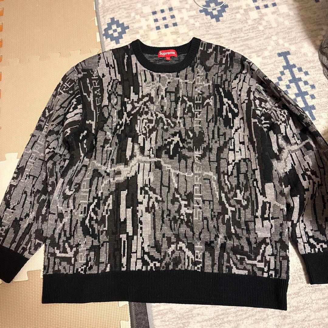 Supreme グラフィックニットセーター XL - メルカリ