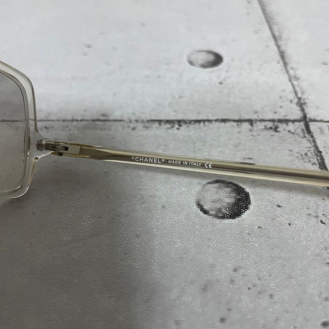 CHANEL シャネル サングラス 5043-B クリア スクエア ココマーク