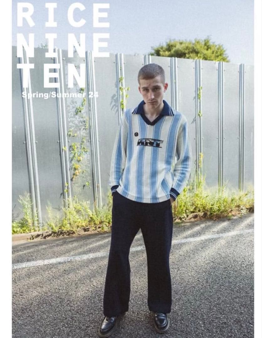 RICE NINE TEN ニット ロングスリーブ サッカー ジャージー 1 - メルカリ