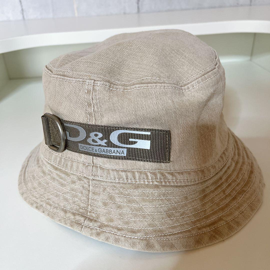 美品 ドルチェアンドガッバーナ バケットハット 小さめ ドルガバ D&G
