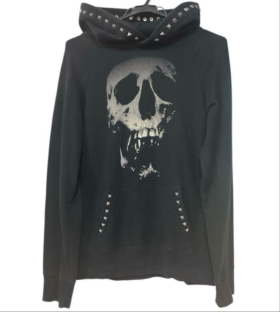 hysteric glamour スカルベリー スタッズ パーカー オリジナル