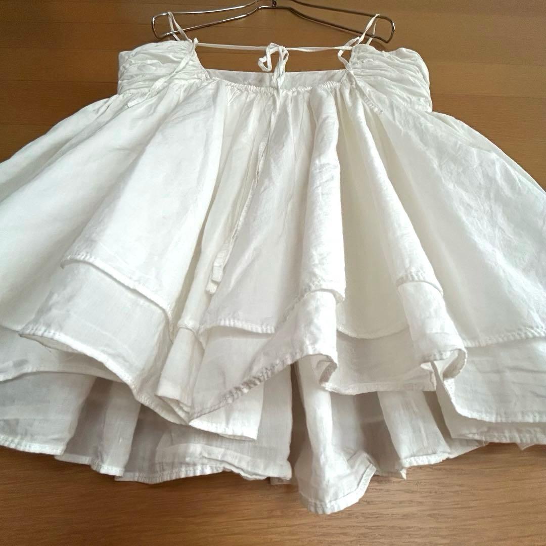 美品】Curensology カレンソロジー レイヤードキャミソール ぺプラム