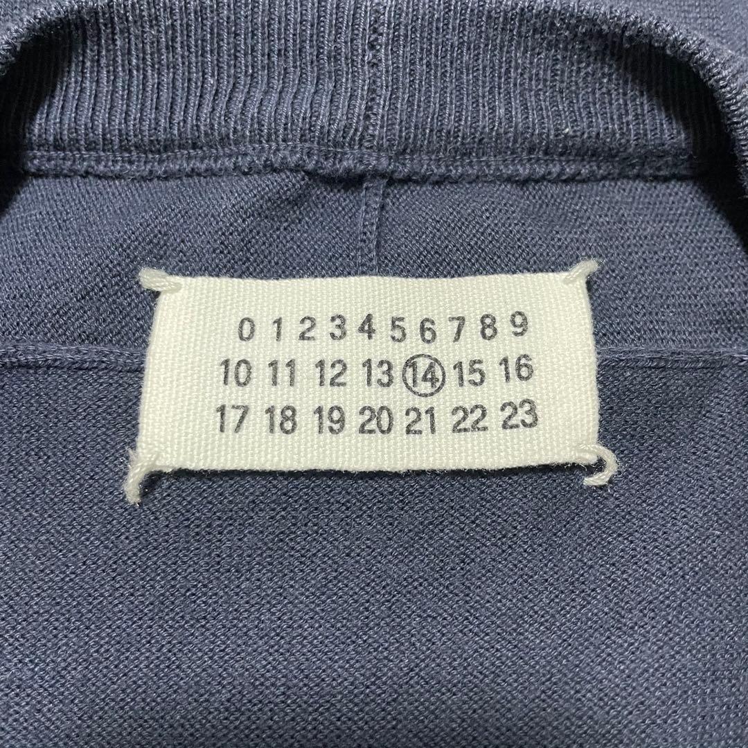 2011SS ハンマースリーブ エルボーパッチ カーディガン ネイビー XL