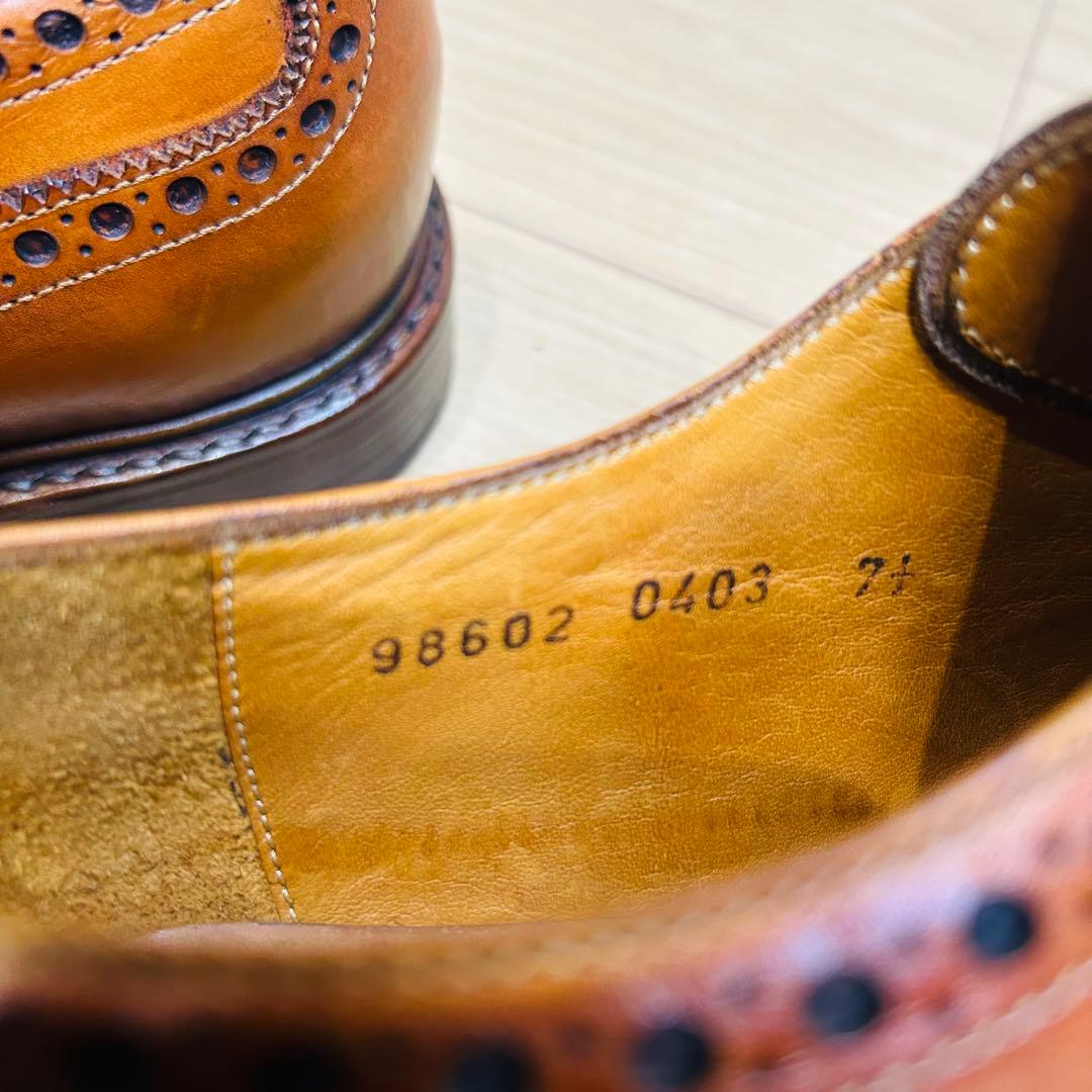 美品】ジャランスリウァヤ 98602 セミブローグ 茶 UK7.5 26.5 - メルカリ