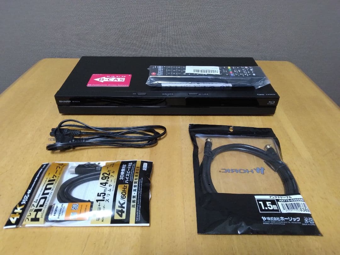 SHARP ブルーレイレコーダー NW510 2番組同時録画 保証付 - メルカリ