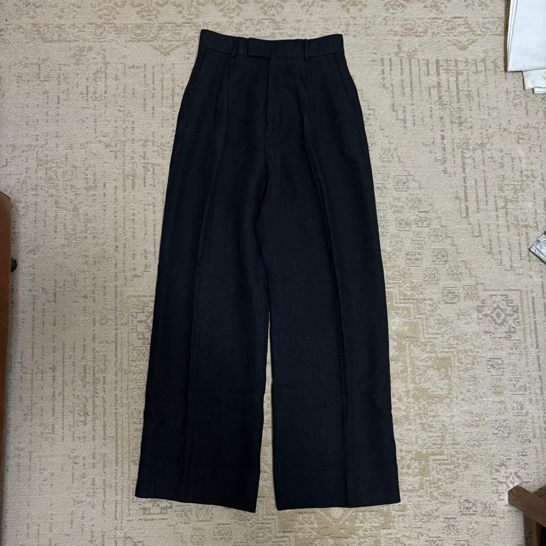 Aton リネンスラックス SILK LINEN MIXING | LOOSE FIT PANTS – ATON | エイトン