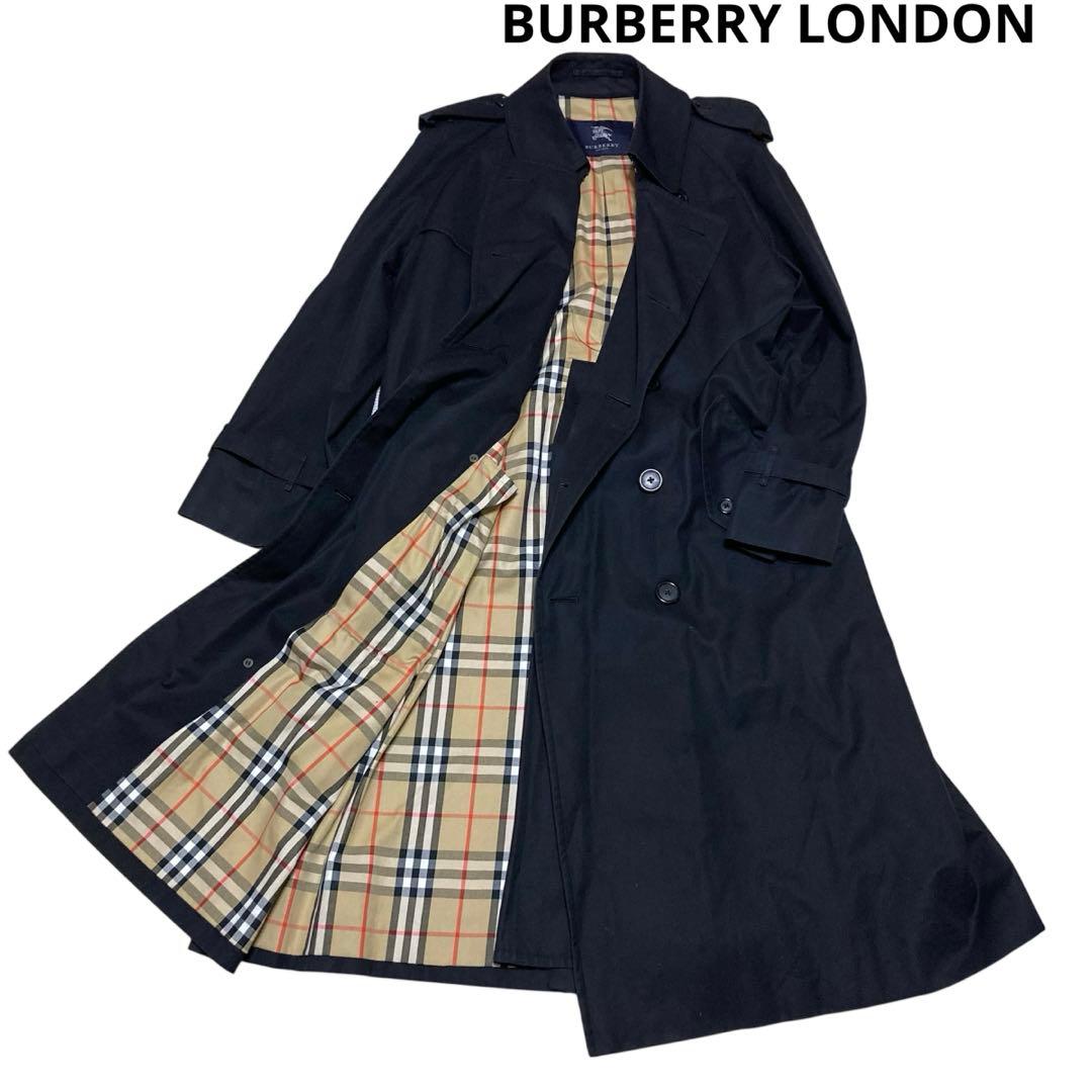 美品✨バーバリーロンドン ロング丈 トレンチコート ノバチェック