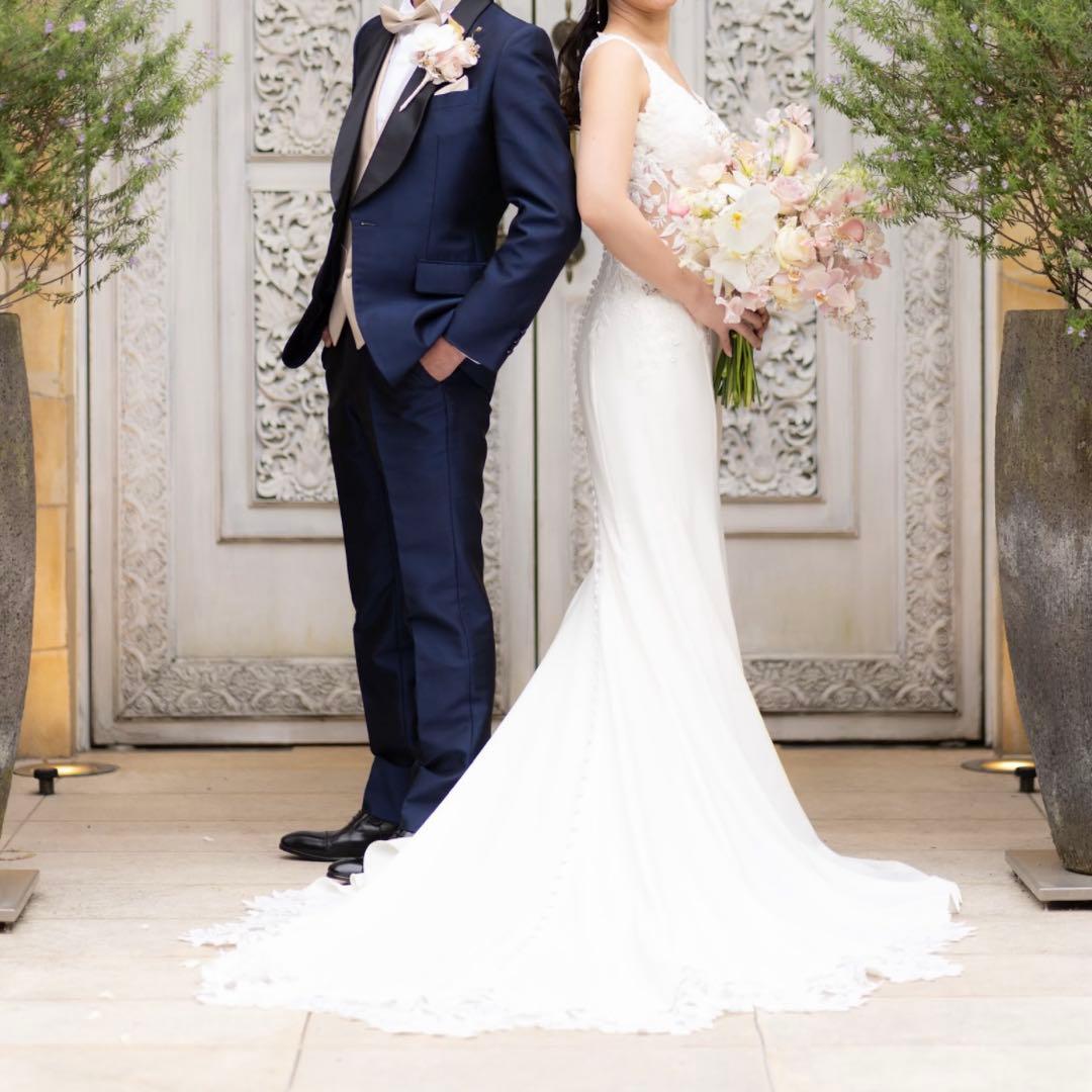 美品・お値段交渉可】W Michealウェディングドレス/マーメイドライン