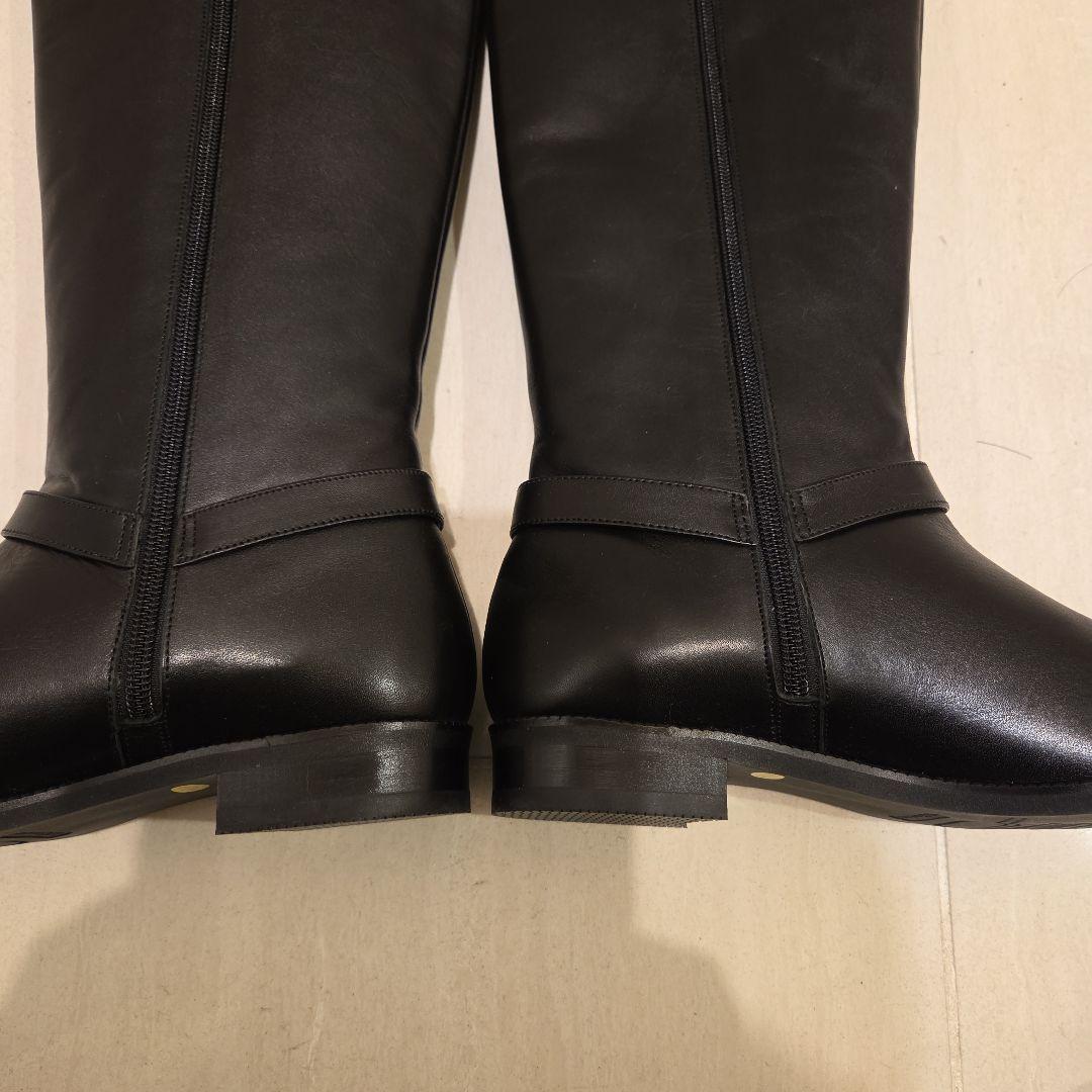 ほぼ未使用 アシックス ジーロ ロングブーツ ジョッキー サイドジップ