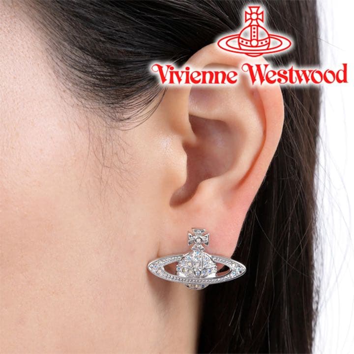 ヴィヴィアン ウエストウッド ピアス ピンクゴールド - メルカリ