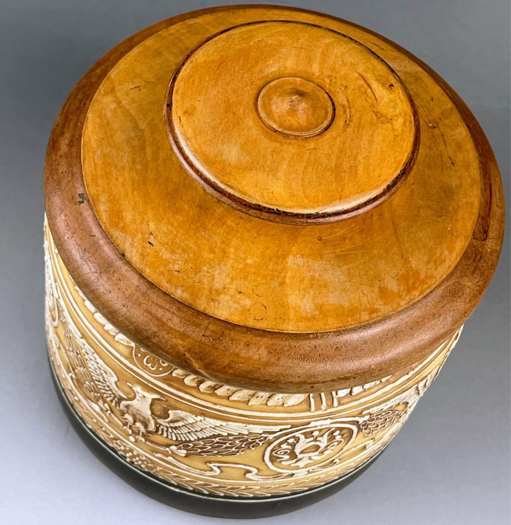 希少】オールドノリタケ ヒュミドール 葉巻入れ 鷹 鷲 イーグル紋