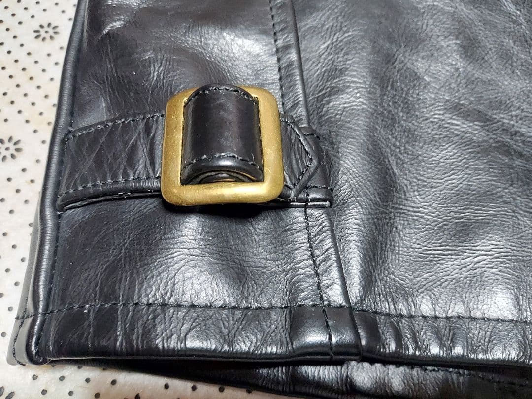 岩城滉一ブランド K's Game 馬革シングルライダース ブラック ※超希少