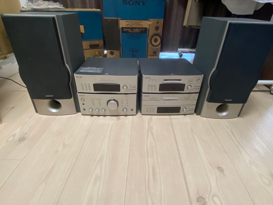 ①SONY MDコンポ DHC-MD77 ジャンク品 ②スピーカーあります - メルカリ