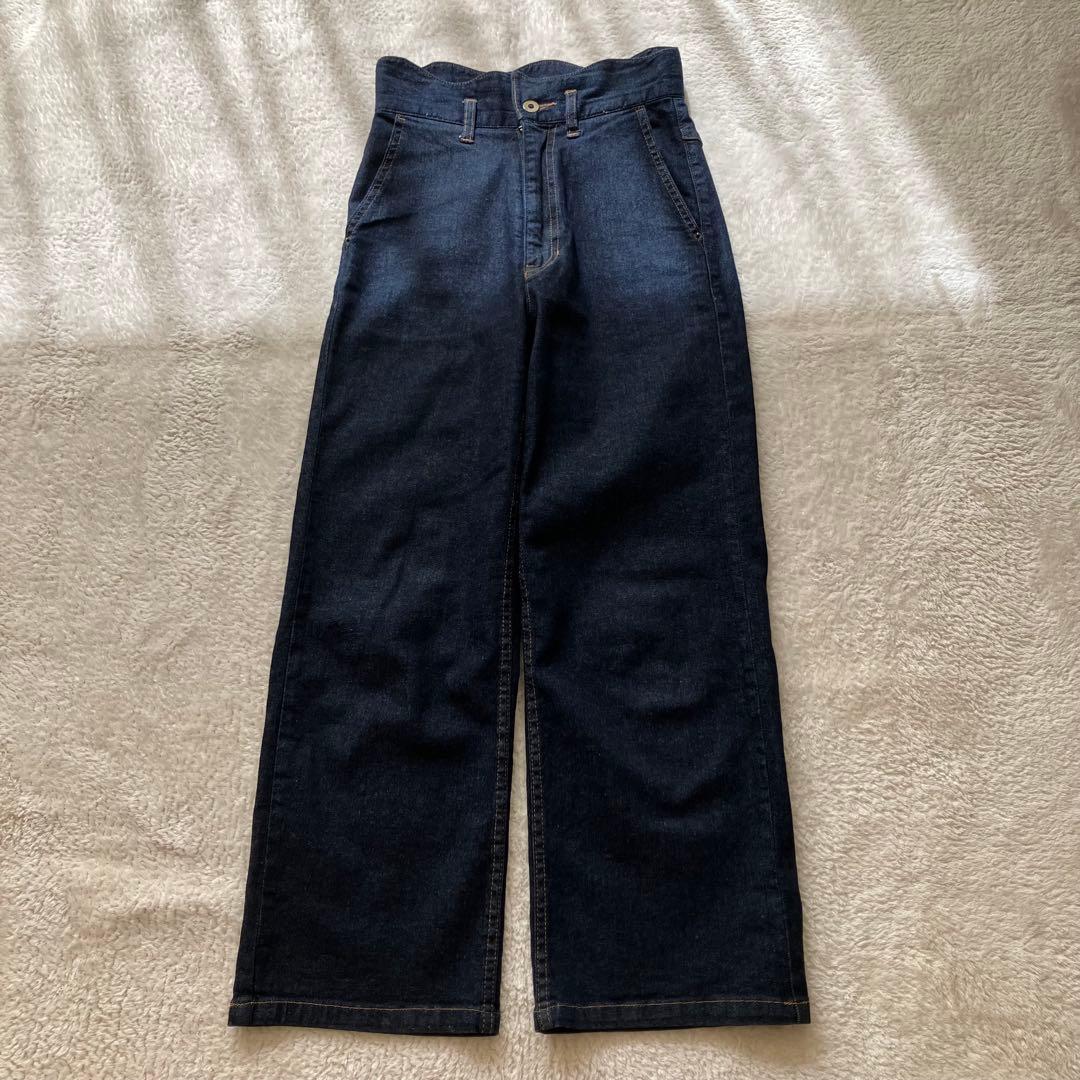 eaphi wave design high waist denim short - メルカリ