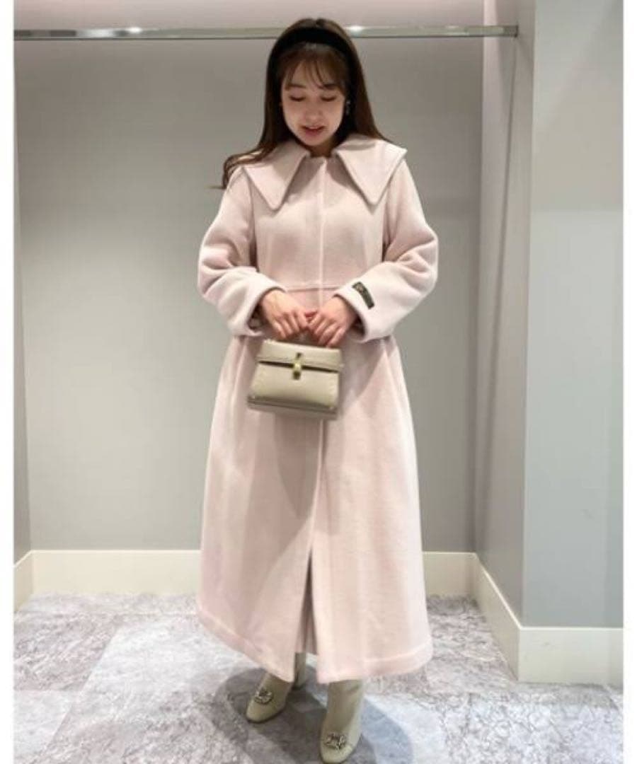 セルフォード ビックカラーコート ピンク 36 - メルカリ