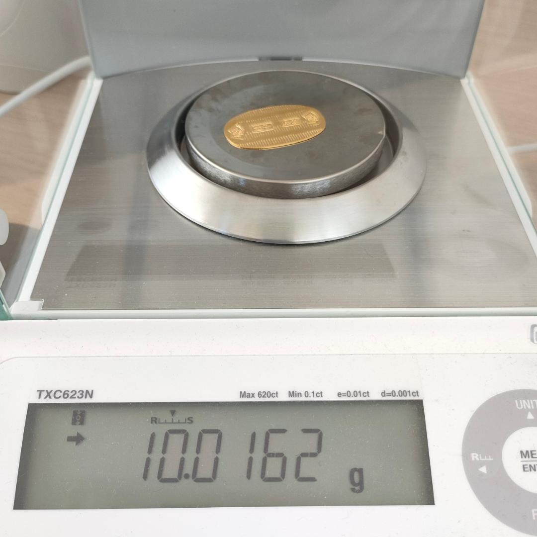 純金 K24 徳力 小判モチーフ オブジェ 置物 10.01ｇ A941