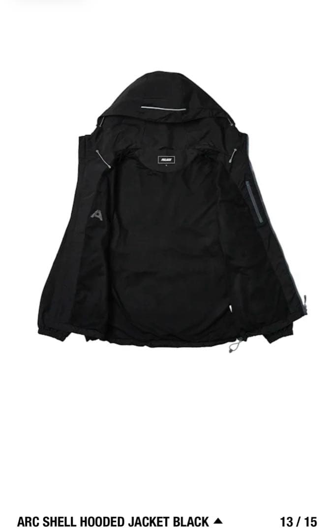 palace ARC SHELL HOODED JACKET - メルカリ