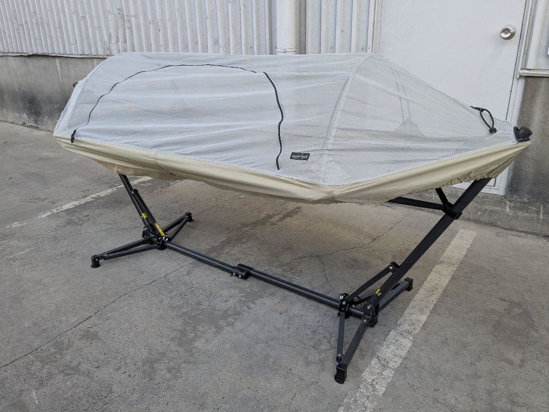 mont-bell(モンベル)　バグプルーフスタンモック 蚊帳付き ハンモック バグプルーフ スタンモック ライトタン mont-bell モンベルのレンタル