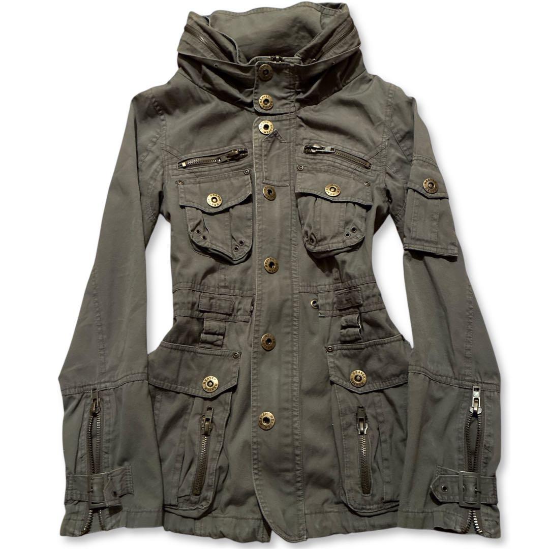 archive gimmick jacket グレー 亜熱帯 goa lgb Chameleon Vintage カメレオン | 5x fur parka by LGB and if six was