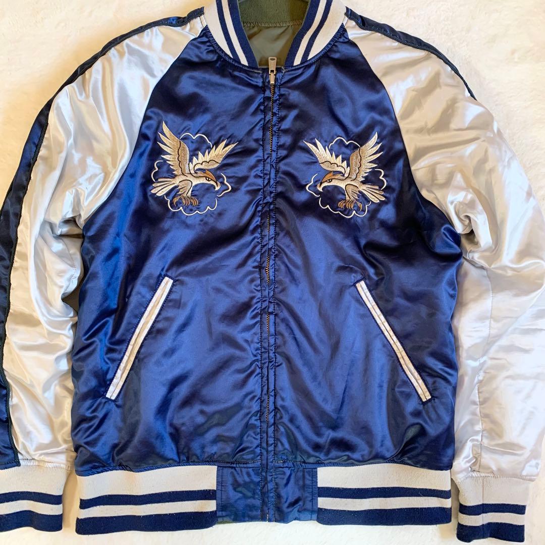 美品】ALPHA リバーシブル スカジャン MA-1 龍 刺繍 Mサイズ - メルカリ
