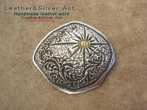 1点物手彫りコンチョ　シルバー925　ゴールド（ｋ18）インデアンジュエリー 173048405.jpg?cmsp_timestamp=