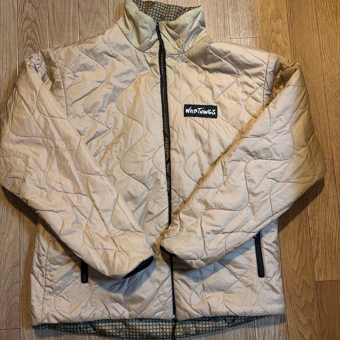 ワイルドシングス USA製 プリマロフト パフジャケット カモ柄