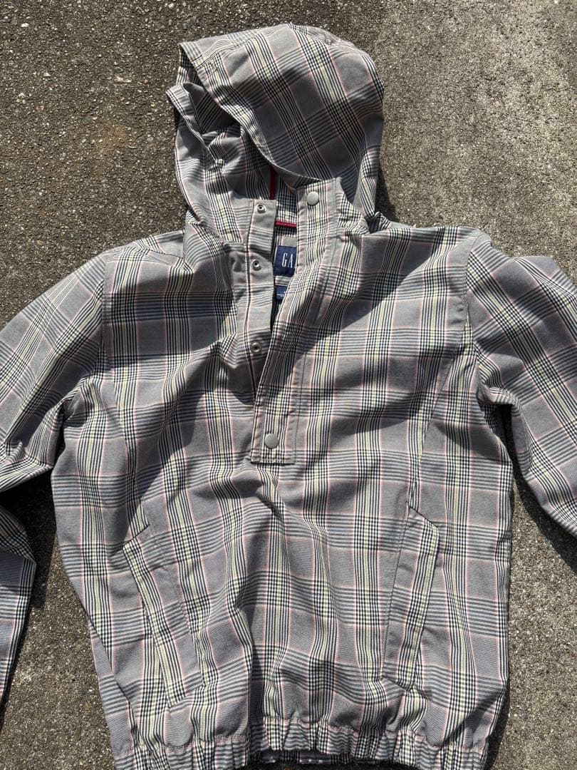 Mサイズ00s OLDGAP チェック柄 アノラックパーカー