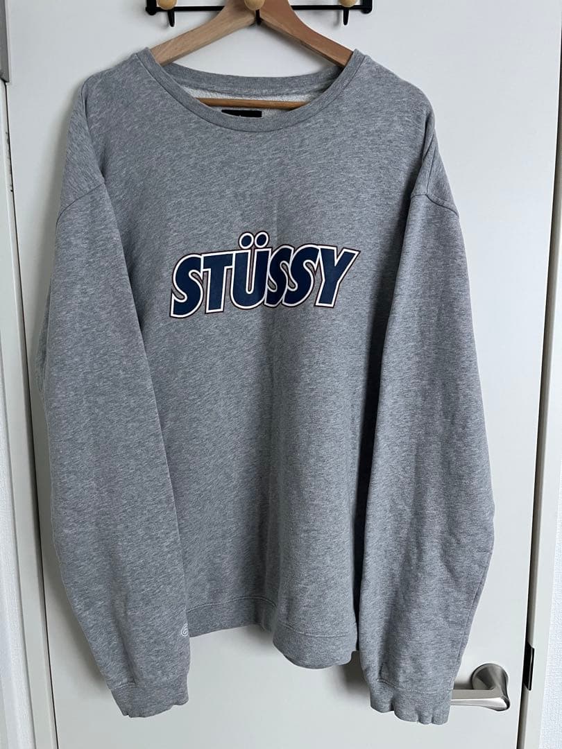 STÜSSY グレー 長袖 トレーナー　XL 中古・古着通販】stussy (ステューシー) スウェット グレー サイズ:XL