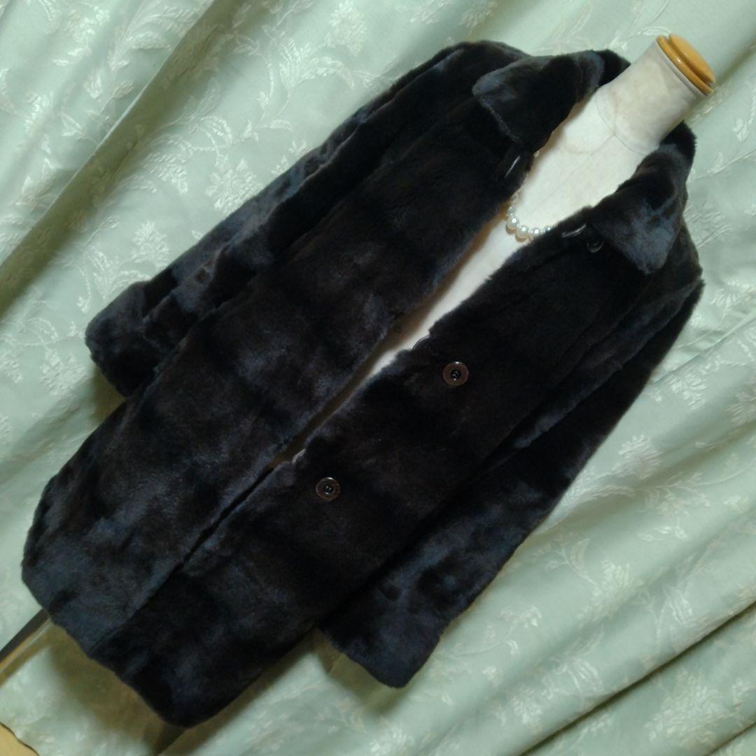 ウィーゼルミンク✩リバーシブル✩ファーコート✩ハイグレードファー レディース 毛皮コート ファーコート シルク ウィーゼル ミンク