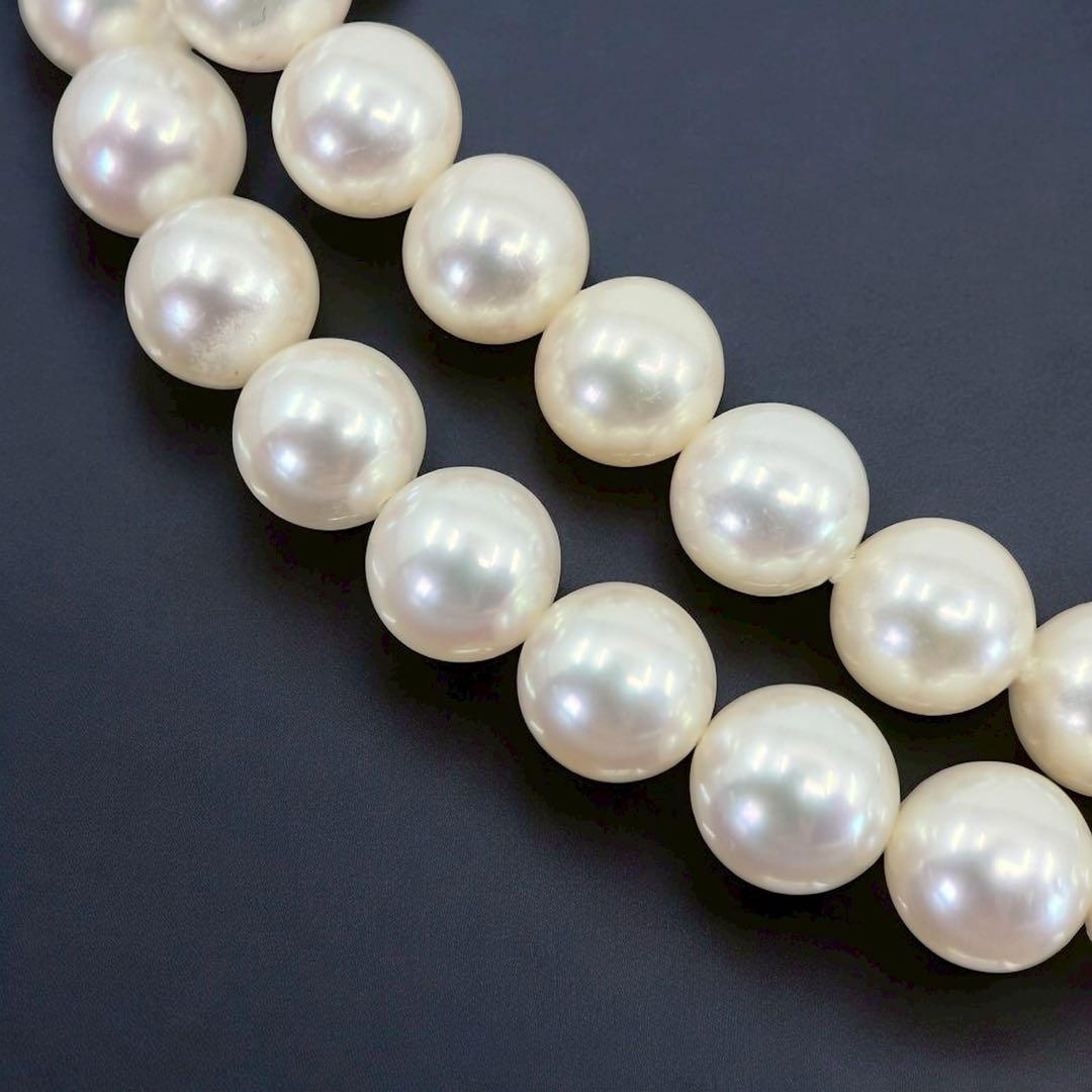 【最高峰】ミキモト　現行クラスプ　アコヤ　本真珠　ネックレス　大珠　7.5mm