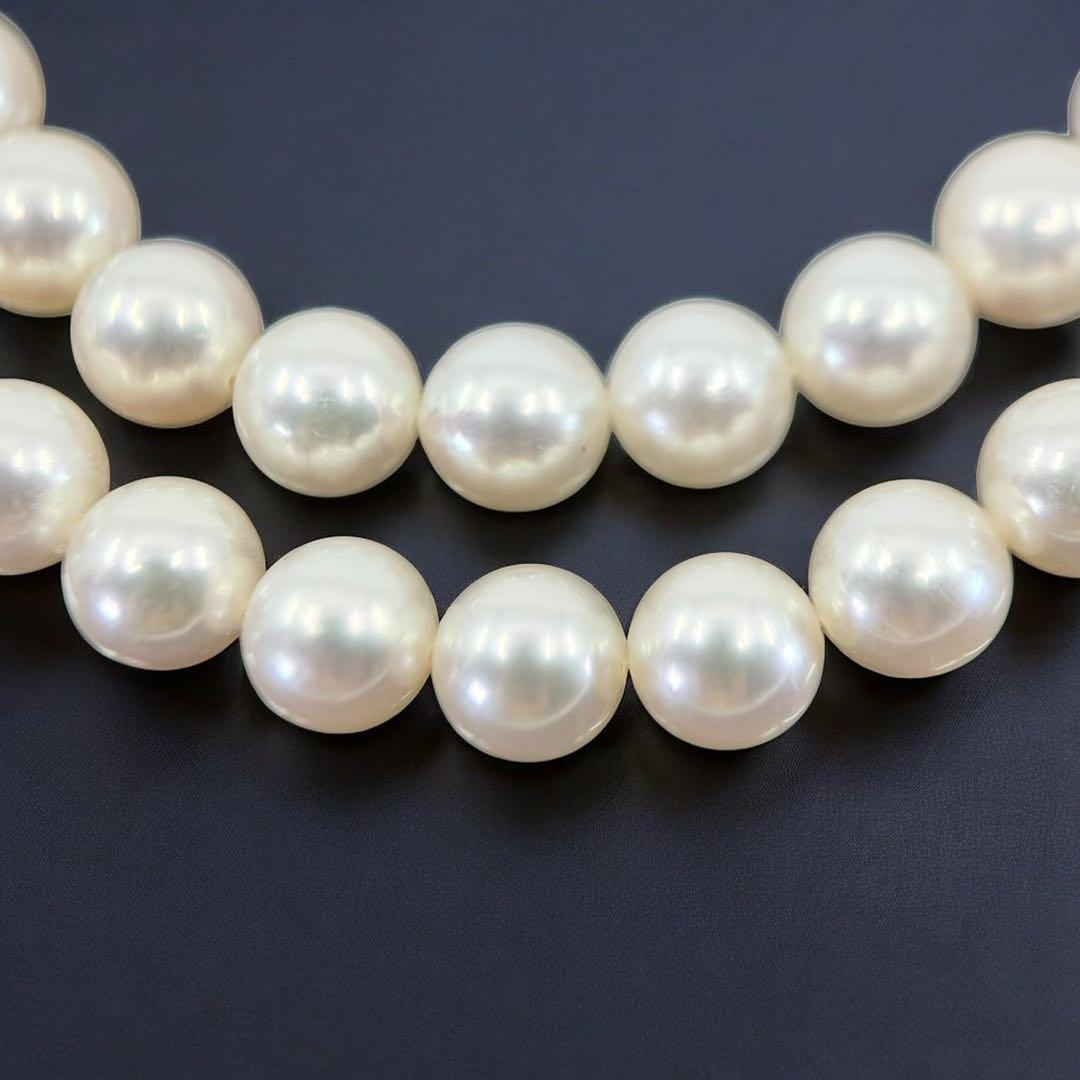 【最高峰】ミキモト　現行クラスプ　アコヤ　本真珠　ネックレス　大珠　7.5mm