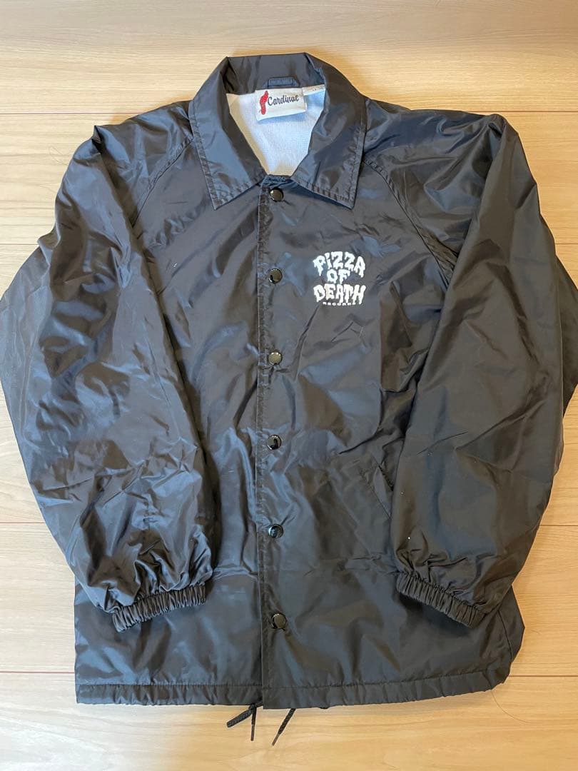 美品】PIZZA OF DEATH コーチジャケット 黒 XSサイズ - メルカリ