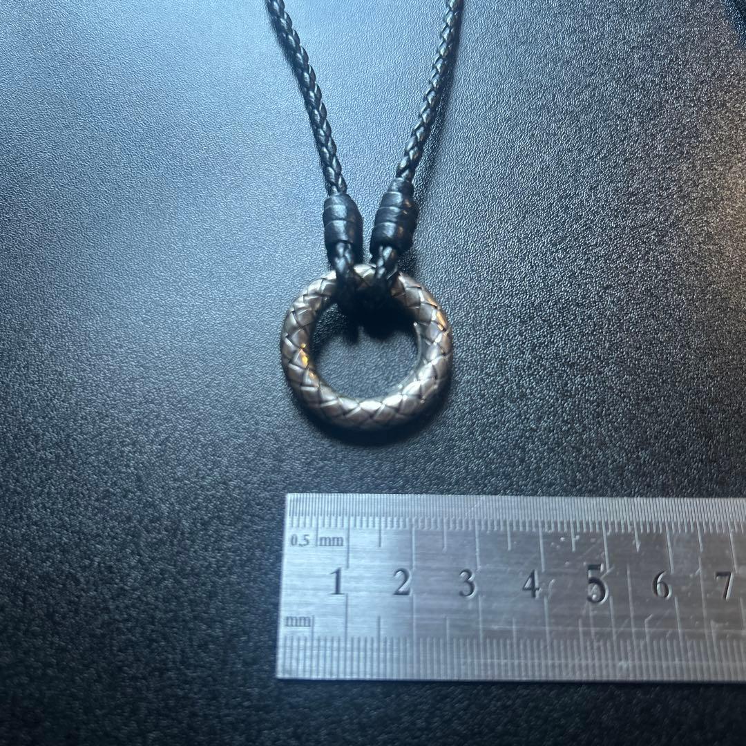 Bottega Venetaレザーリングネックレス ボッテガ - メルカリ