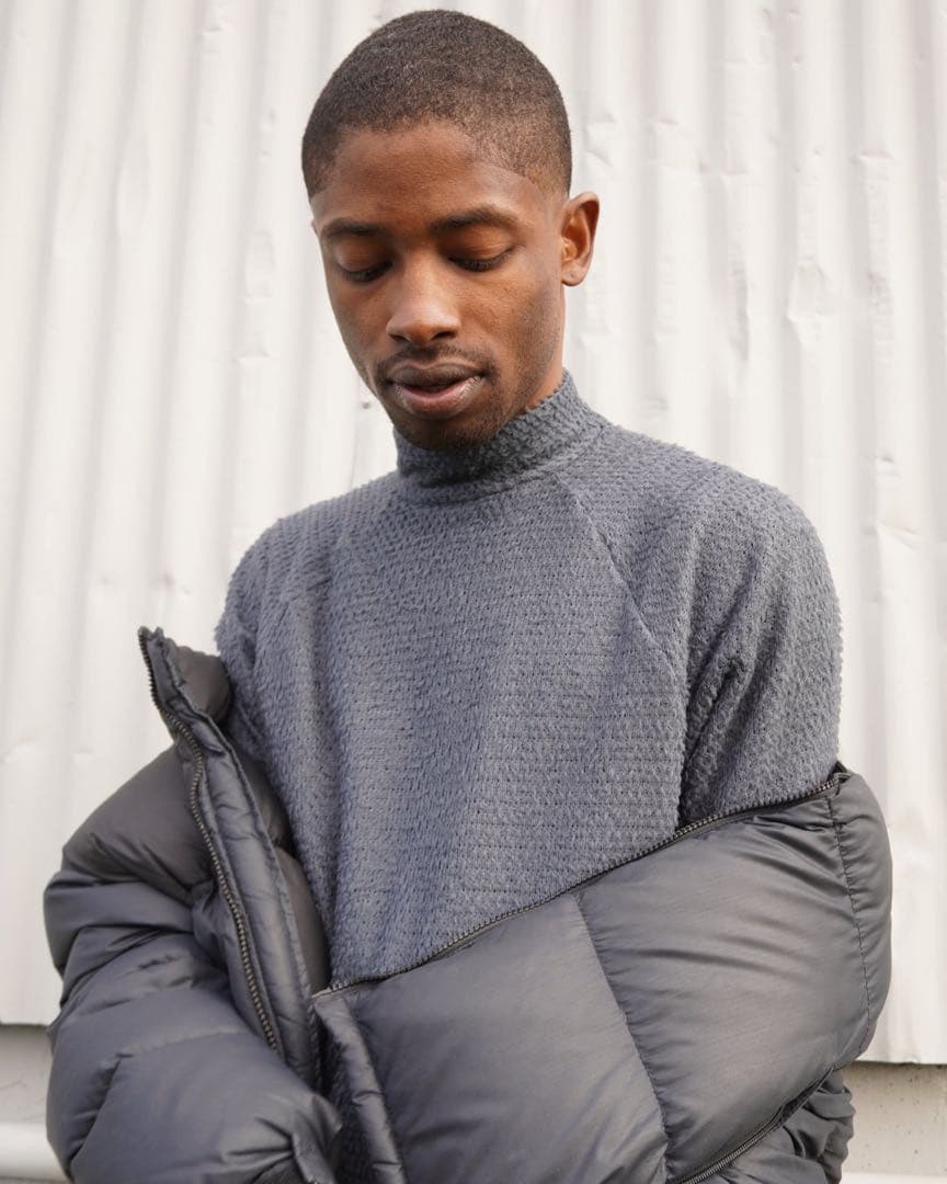 センチデザインズ Senchi Designs CREWNECK L グレー