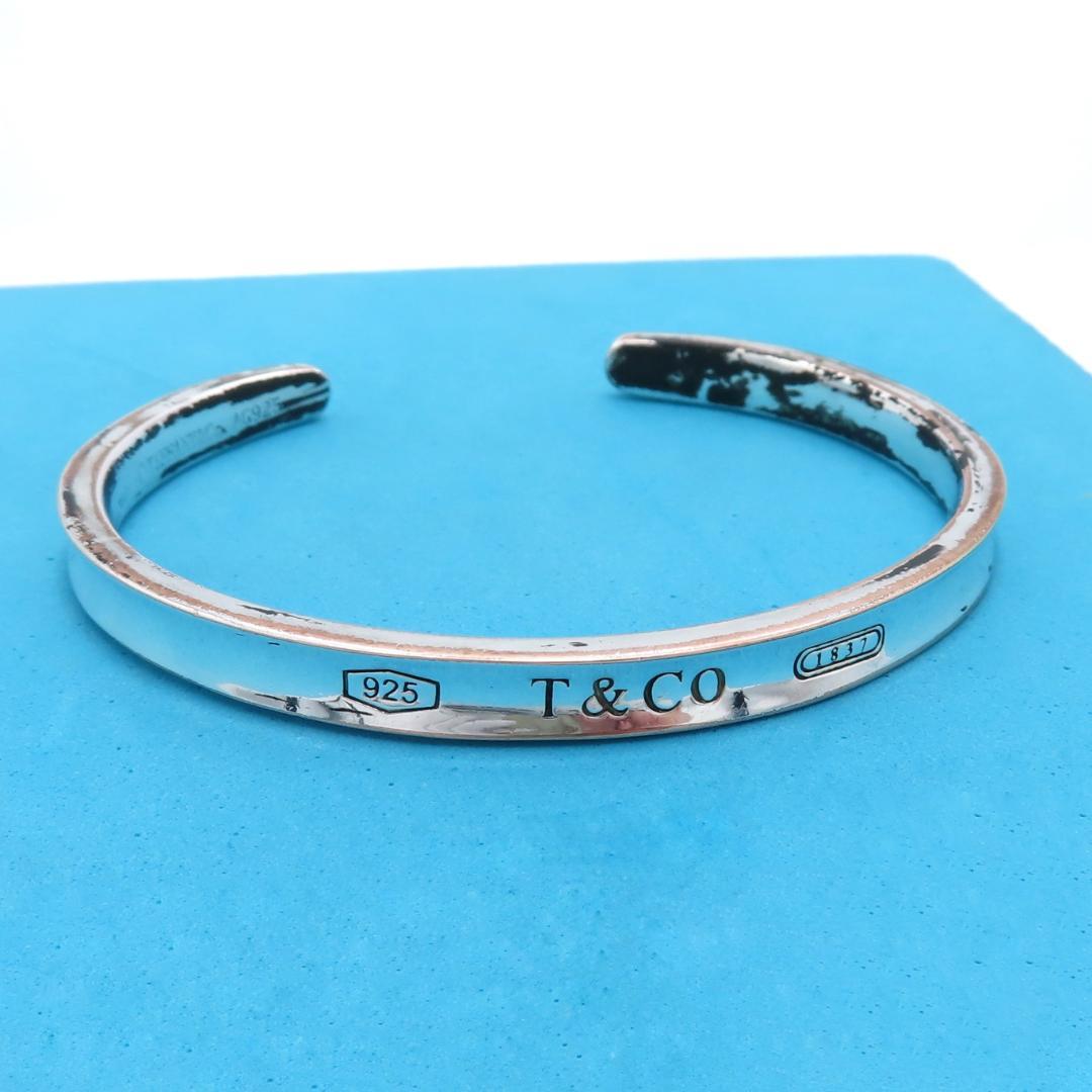 ティファニー ナロー カフ バングル ブレスレット 1837 HH327 - メルカリ